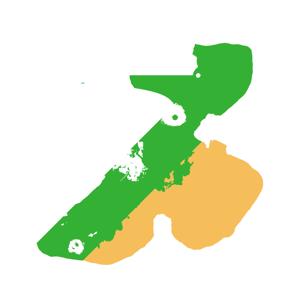 Biome Rust Map: Procedural Map, Size: 2000, Seed: 351351