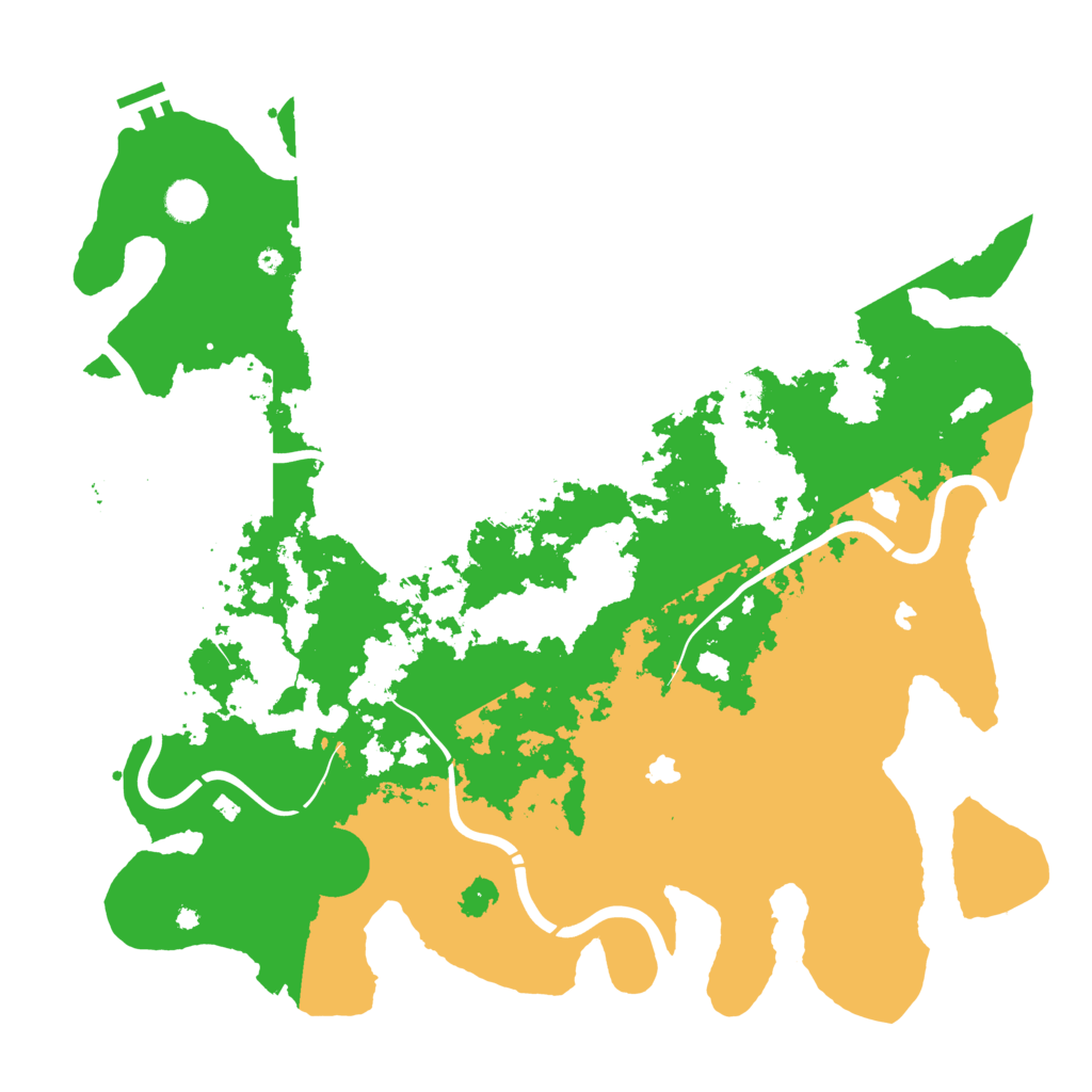 Biome Rust Map: Procedural Map, Size: 4500, Seed: 1958543578