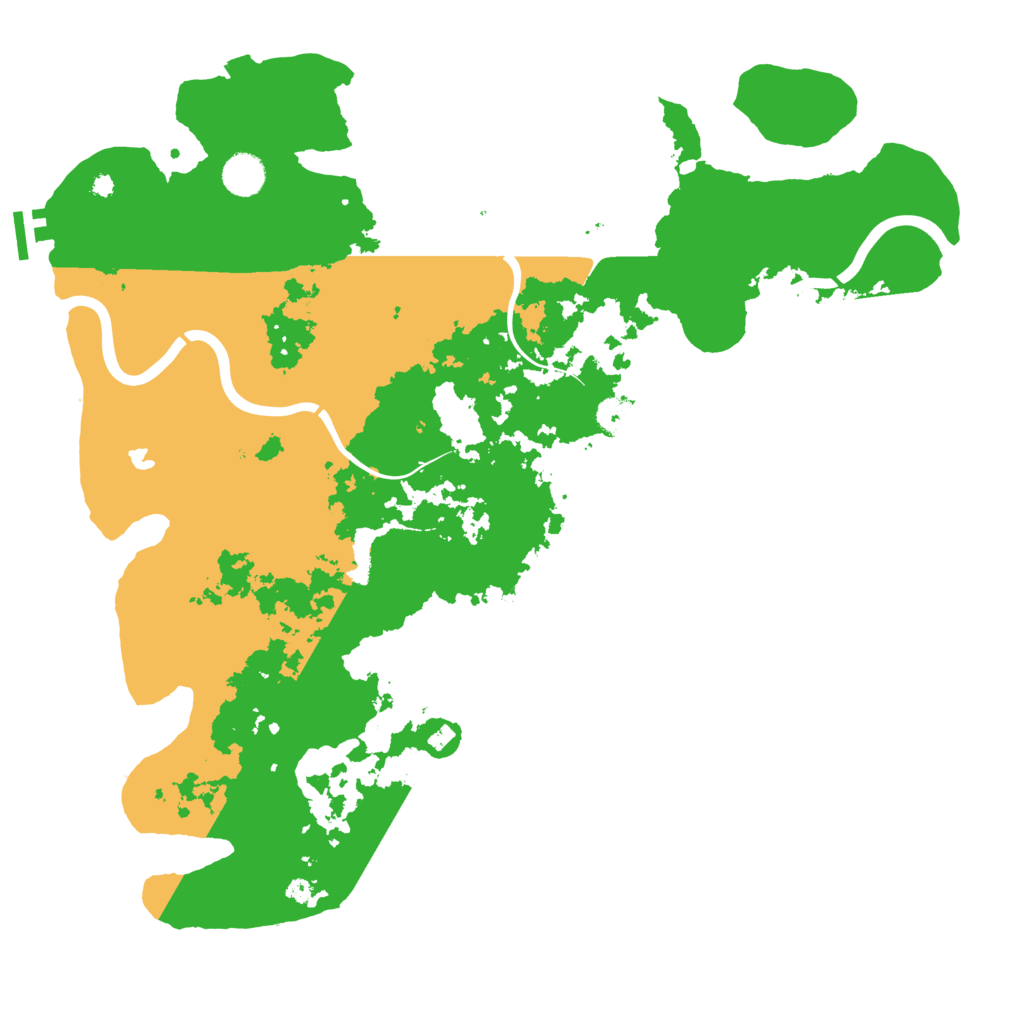 Biome Rust Map: Procedural Map, Size: 4250, Seed: 88815495