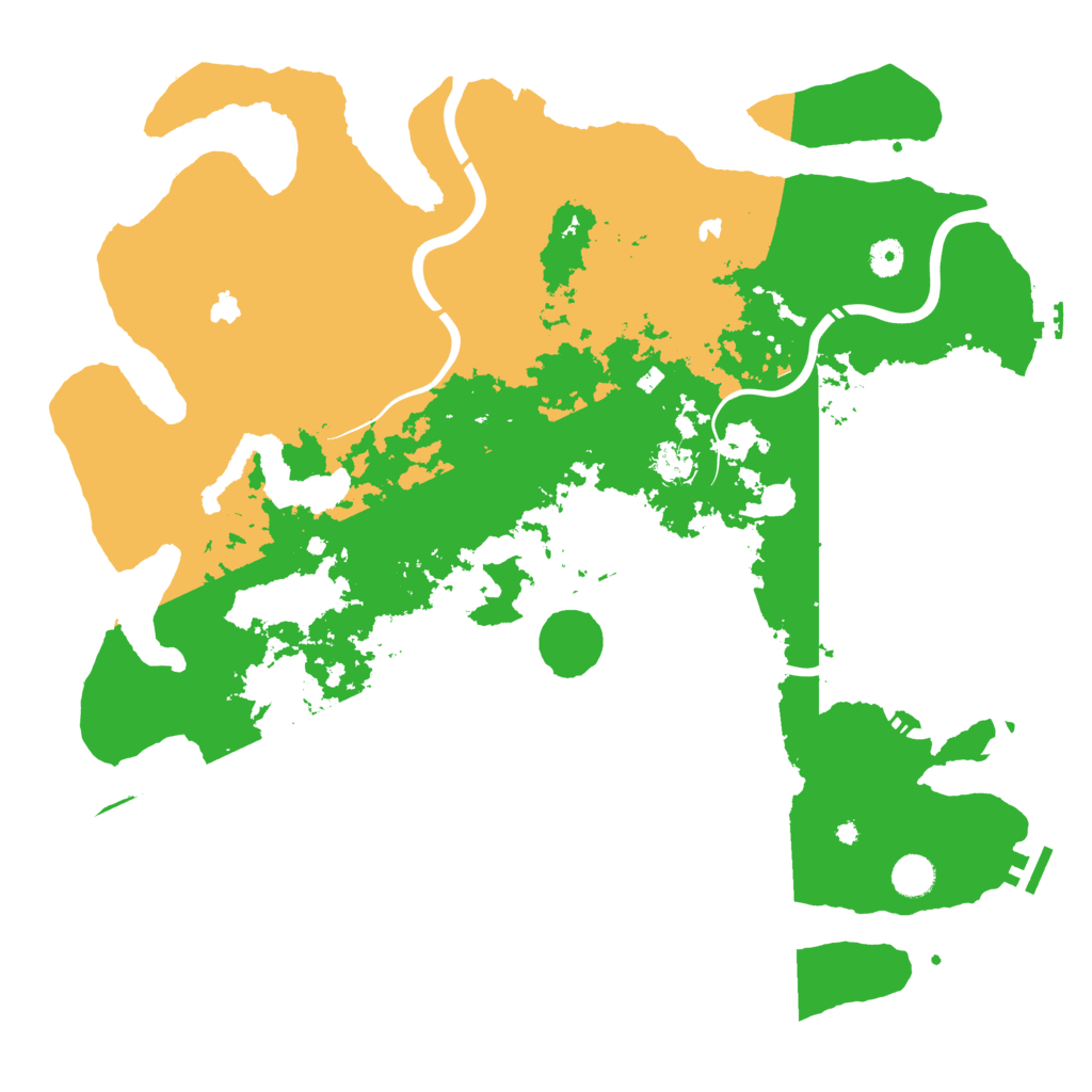 Biome Rust Map: Procedural Map, Size: 4500, Seed: 882640137