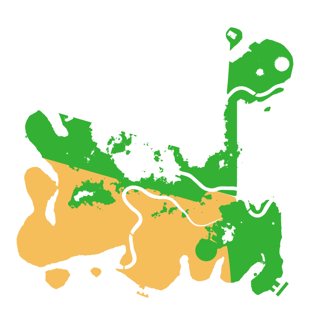 Biome Rust Map: Procedural Map, Size: 3850, Seed: 198871217