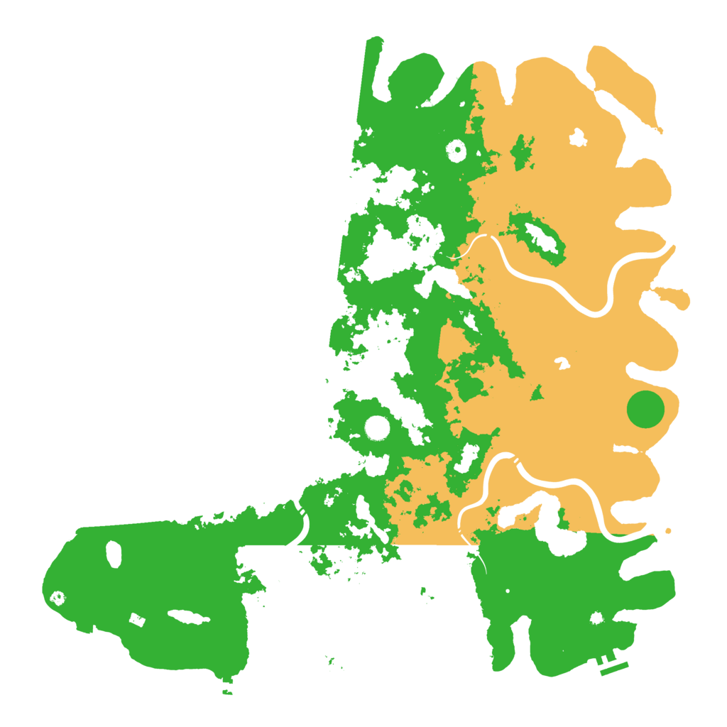 Biome Rust Map: Procedural Map, Size: 5089, Seed: 12770