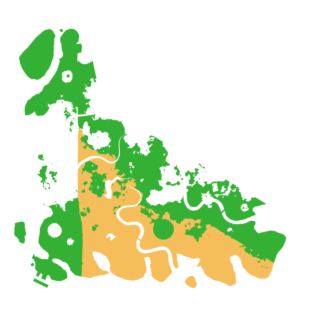 Biome Rust Map: Procedural Map, Size: 4000, Seed: 494859552