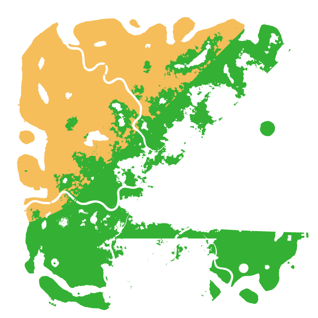 Biome Rust Map: Procedural Map, Size: 6000, Seed: 1263439375