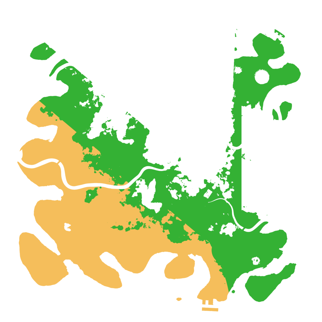 Biome Rust Map: Procedural Map, Size: 4000, Seed: 50157596