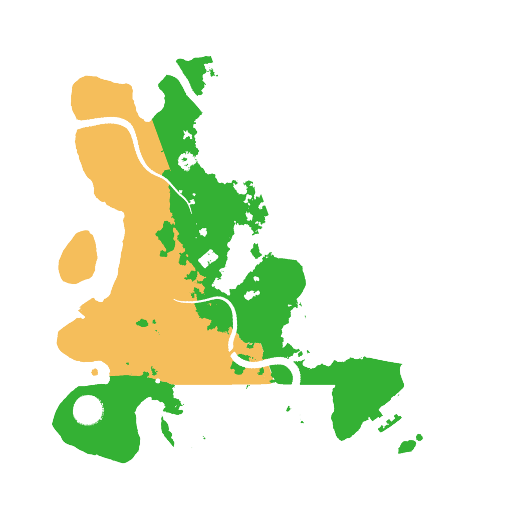 Biome Rust Map: Procedural Map, Size: 3000, Seed: 51690