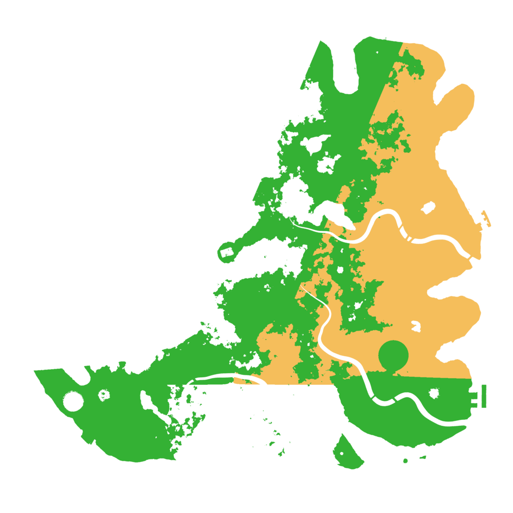 Biome Rust Map: Procedural Map, Size: 4500, Seed: 1672725667