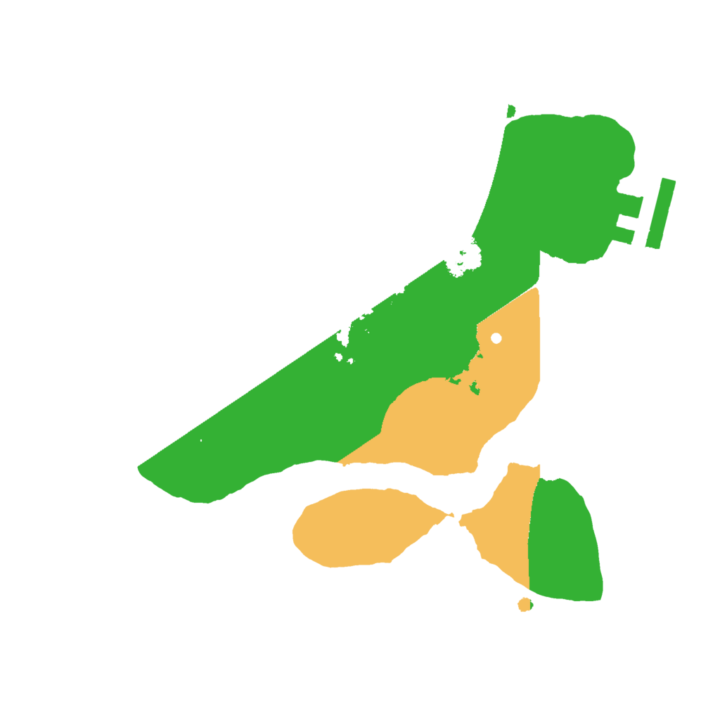 Biome Rust Map: Procedural Map, Size: 2000, Seed: 1853736427