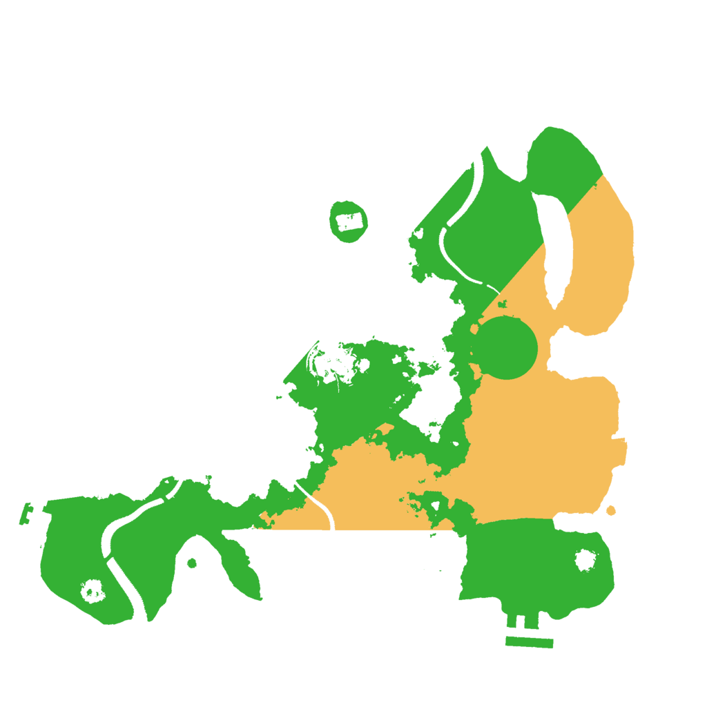 Biome Rust Map: Procedural Map, Size: 3000, Seed: 1511182096