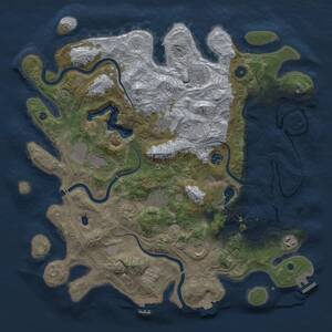 Thumbnail Rust Map: Procedural Map, Size: 4250, Seed: 68080699, 15 Monuments