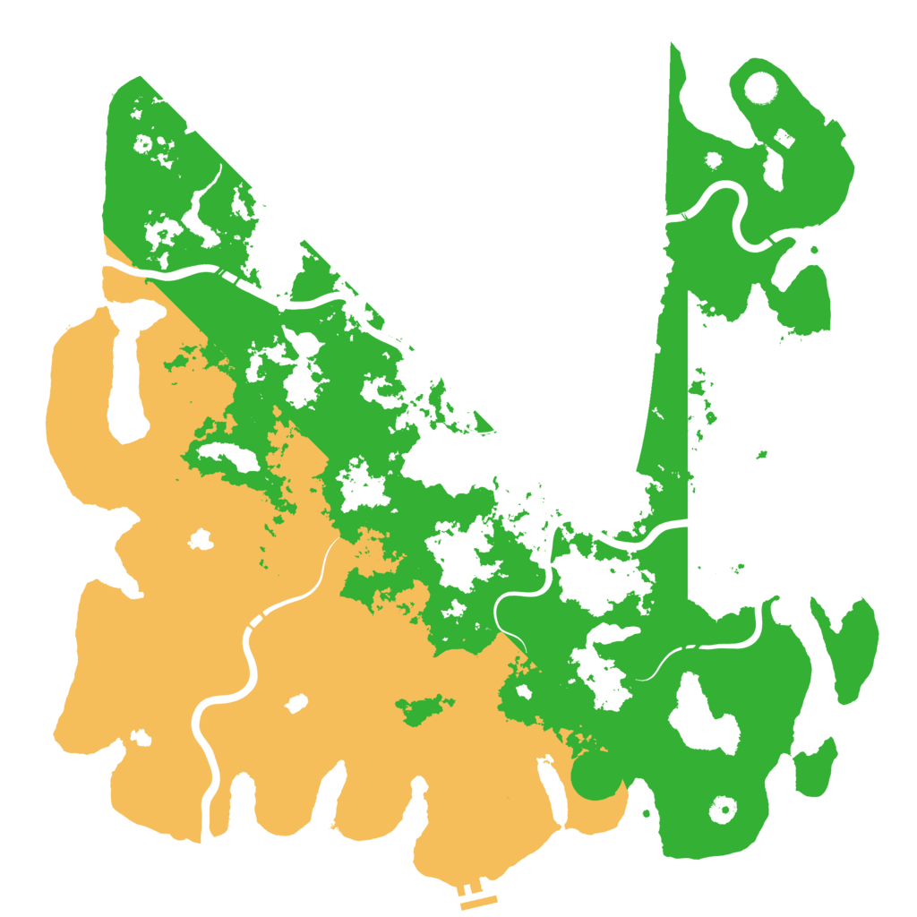 Biome Rust Map: Procedural Map, Size: 5000, Seed: 1867655950