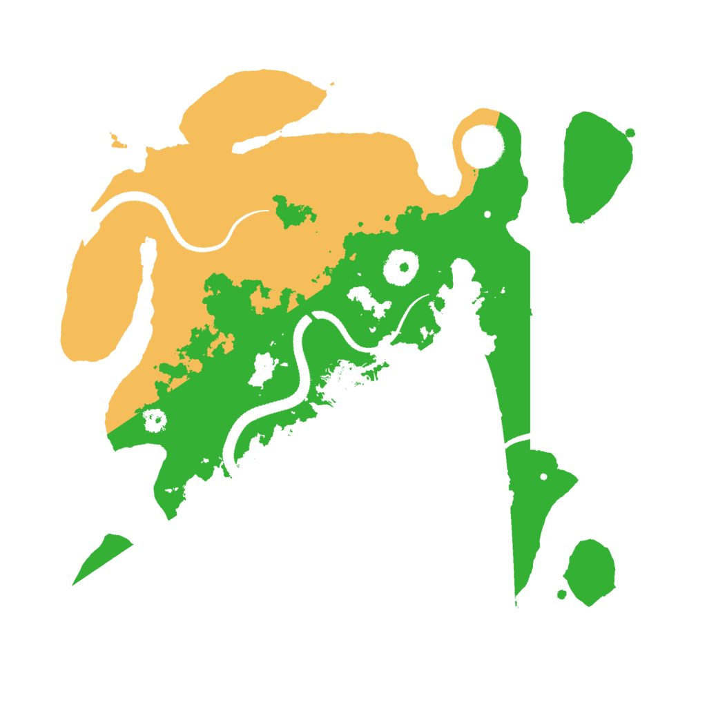 Biome Rust Map: Procedural Map, Size: 3000, Seed: 2478767