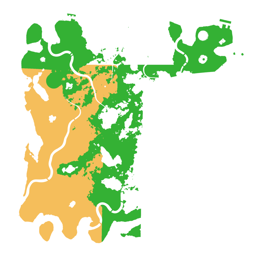 Biome Rust Map: Procedural Map, Size: 4500, Seed: 481982