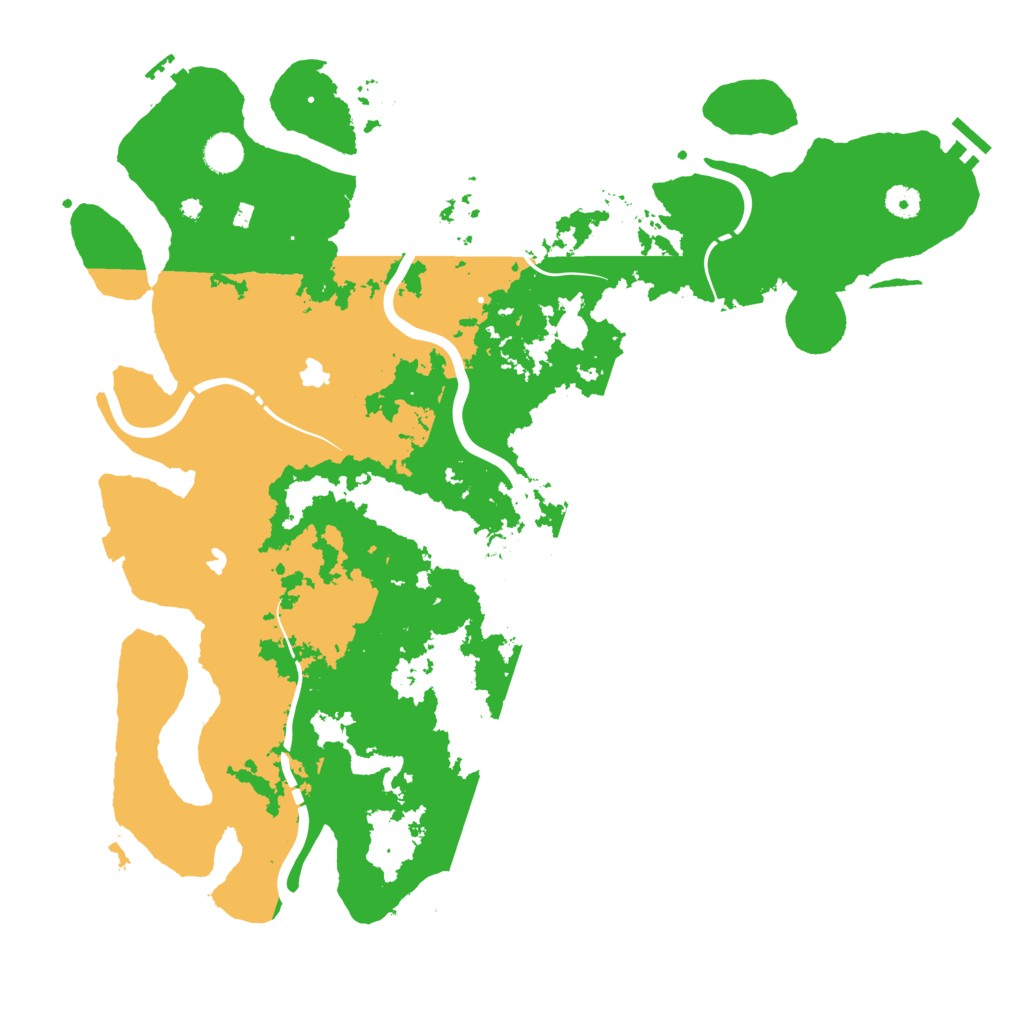 Biome Rust Map: Procedural Map, Size: 4500, Seed: 838388029
