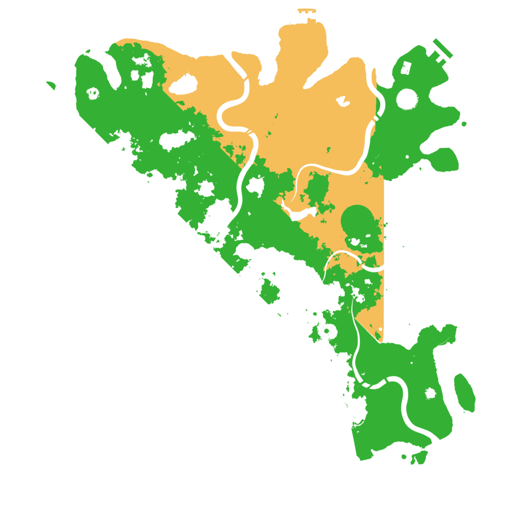 Biome Rust Map: Procedural Map, Size: 4250, Seed: 718547702