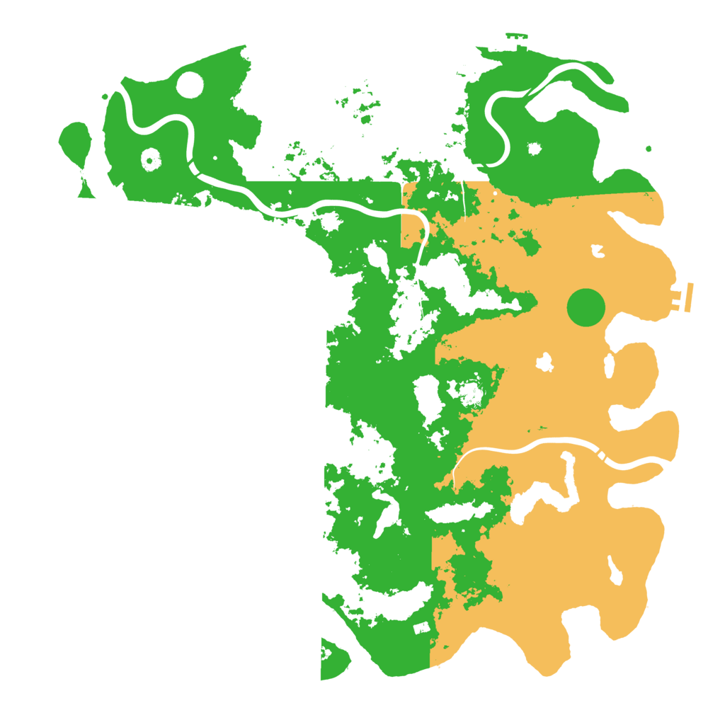 Biome Rust Map: Procedural Map, Size: 5000, Seed: 1935261152