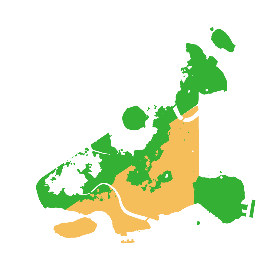 Biome Rust Map: Procedural Map, Size: 3000, Seed: 4513