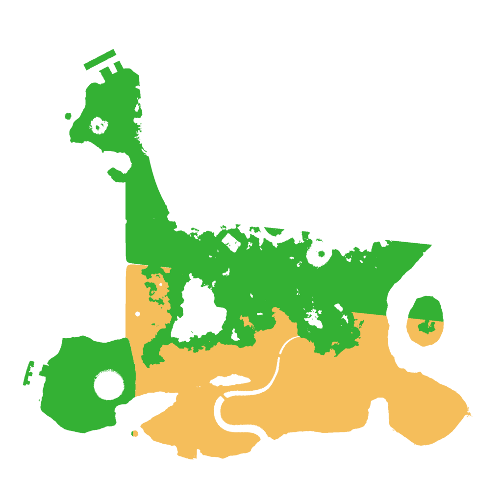 Biome Rust Map: Procedural Map, Size: 3000, Seed: 1247721632