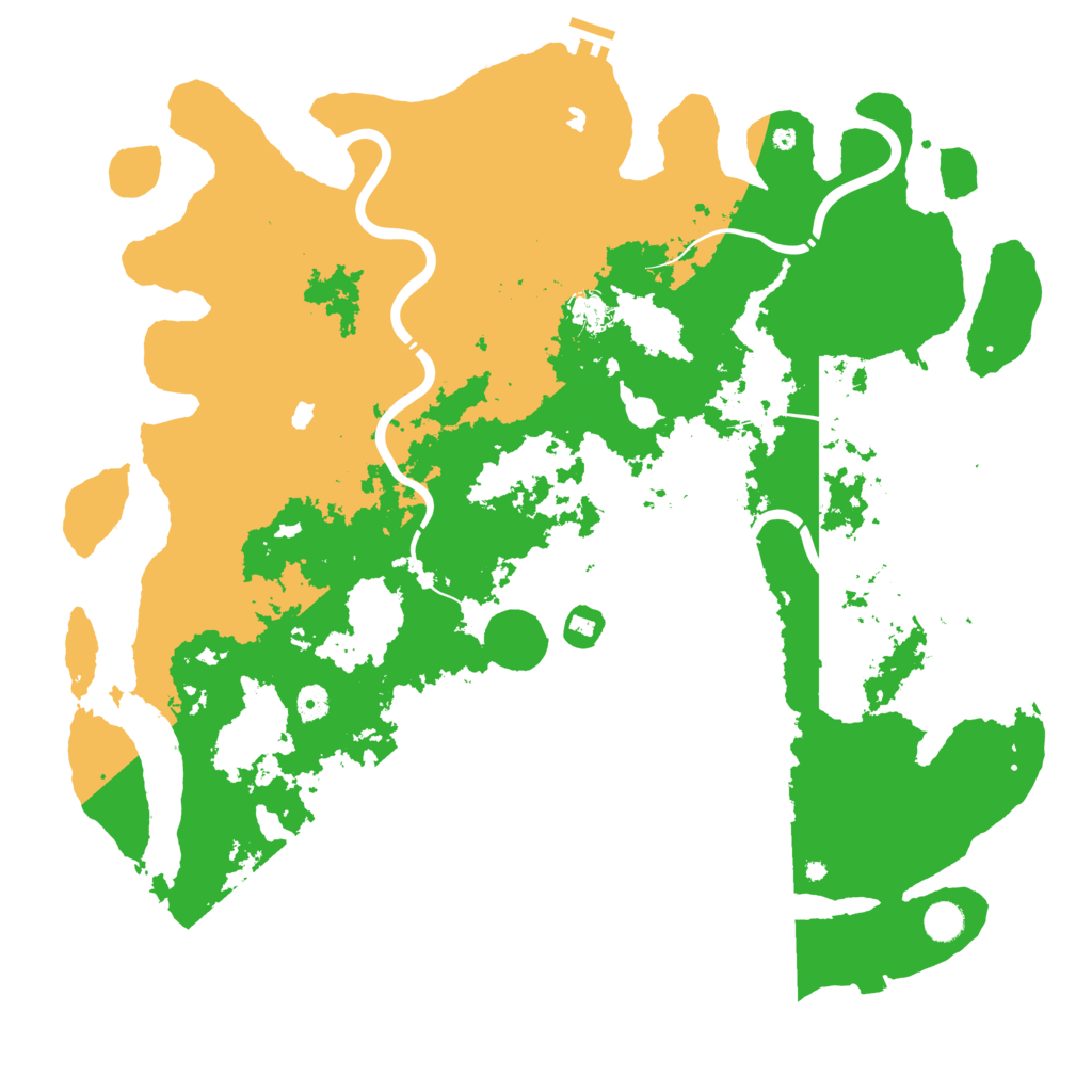 Biome Rust Map: Procedural Map, Size: 4800, Seed: 825003529