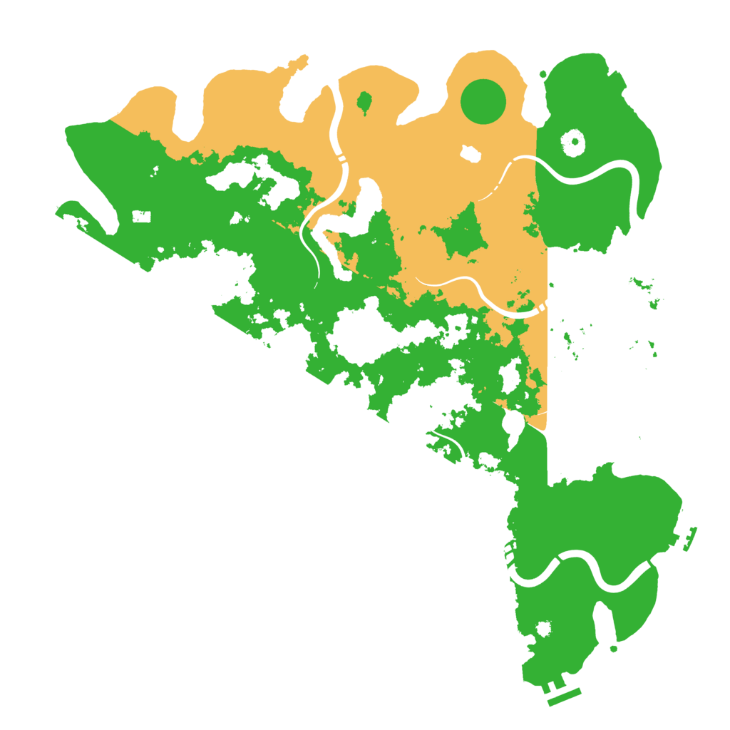Biome Rust Map: Procedural Map, Size: 4250, Seed: 45289