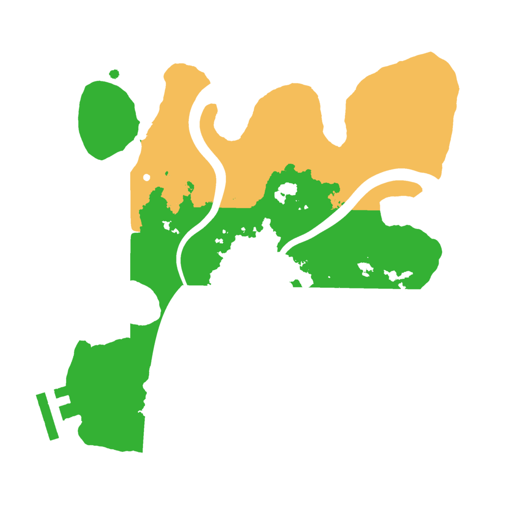 Biome Rust Map: Procedural Map, Size: 2200, Seed: 961759487