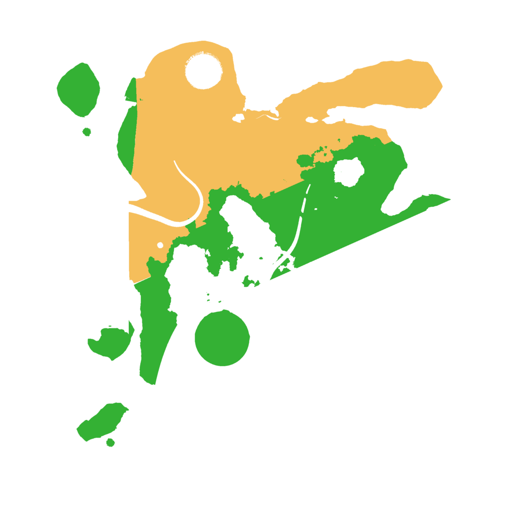 Biome Rust Map: Procedural Map, Size: 2500, Seed: 817855648