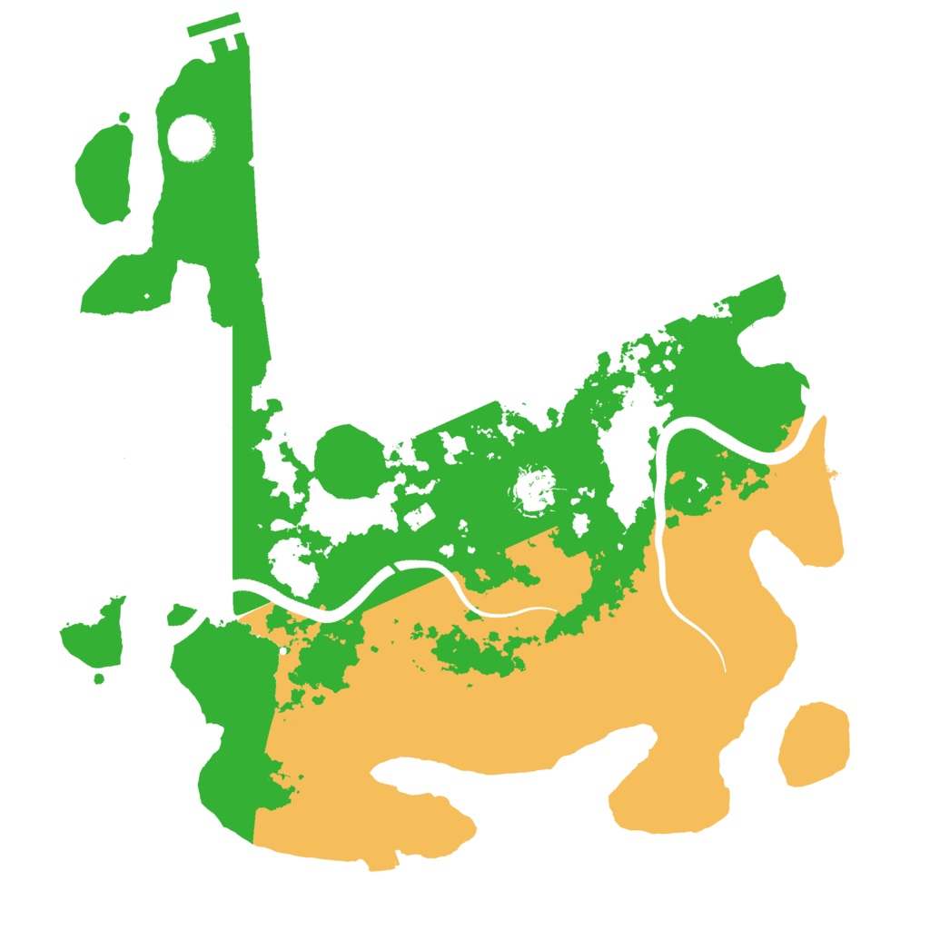 Biome Rust Map: Procedural Map, Size: 3500, Seed: 911248705