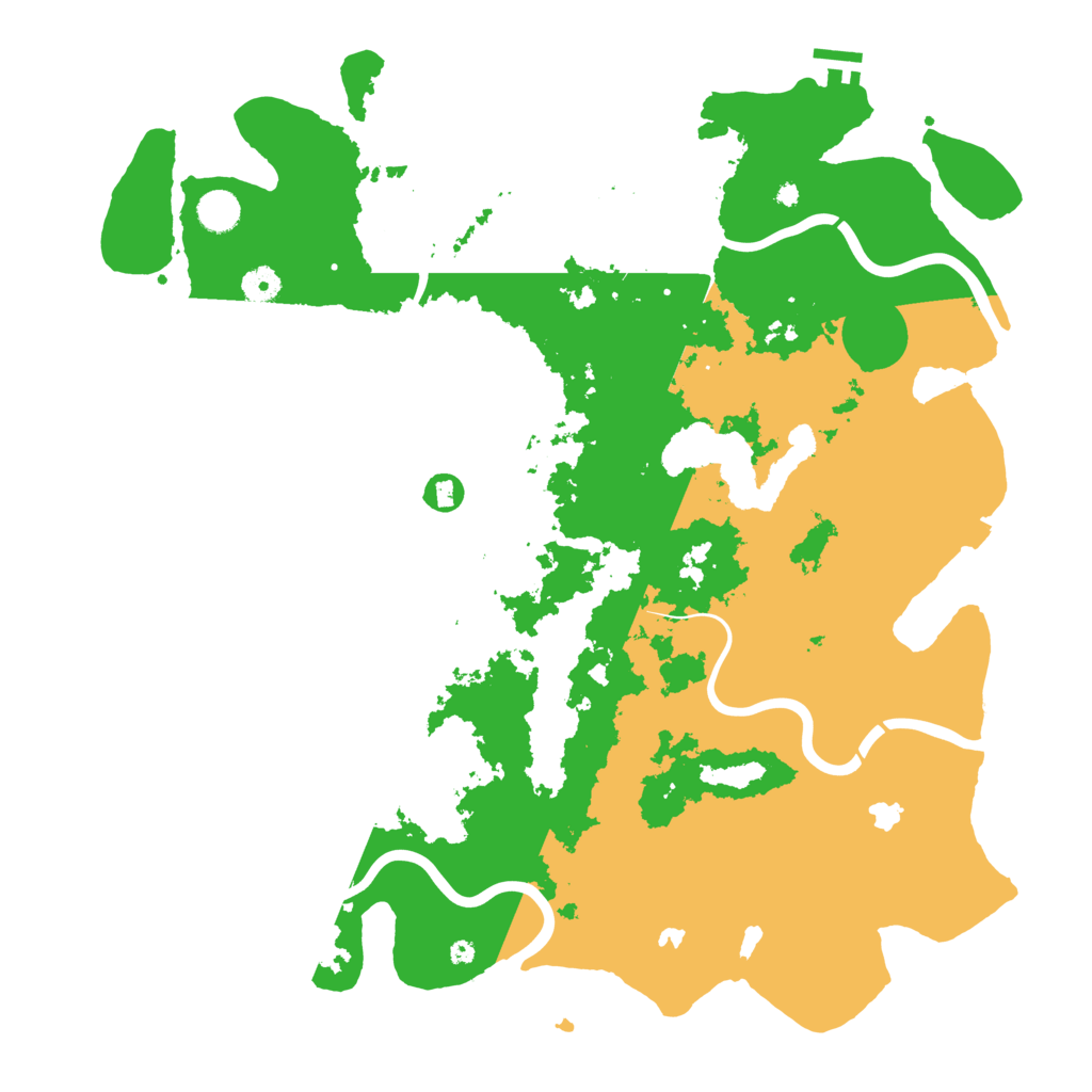 Biome Rust Map: Procedural Map, Size: 4500, Seed: 708920287
