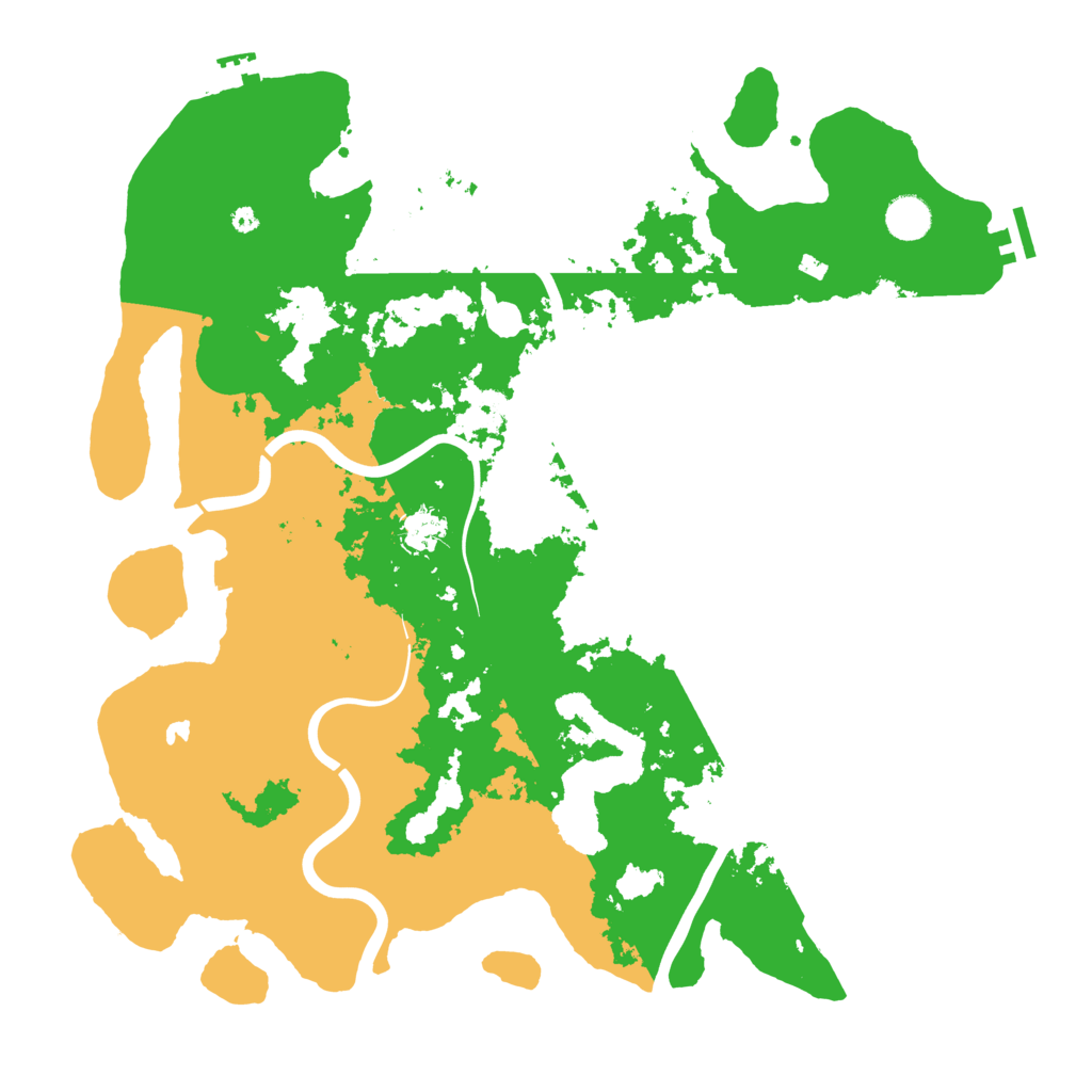 Biome Rust Map: Procedural Map, Size: 4250, Seed: 80695215