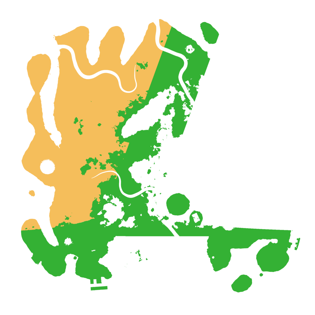 Biome Rust Map: Procedural Map, Size: 3800, Seed: 14561234