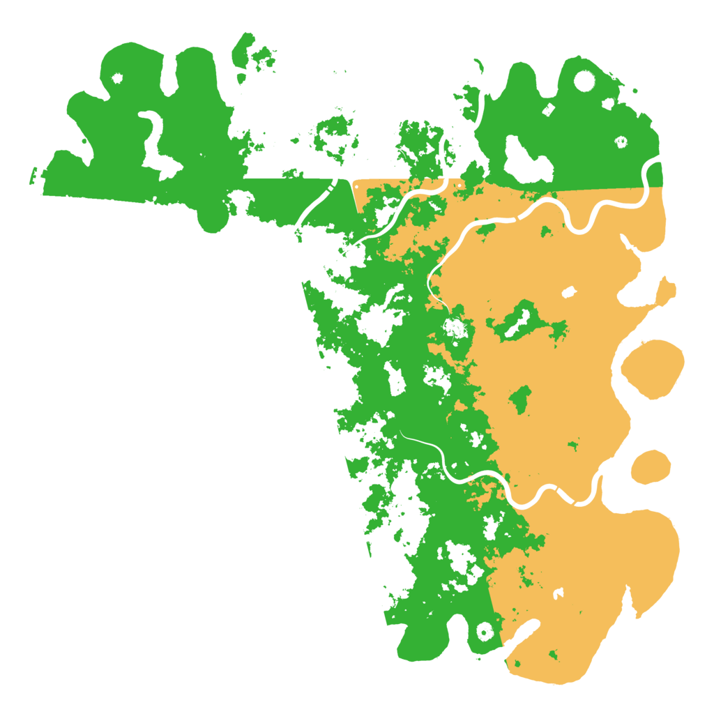 Biome Rust Map: Procedural Map, Size: 6000, Seed: 1428983743