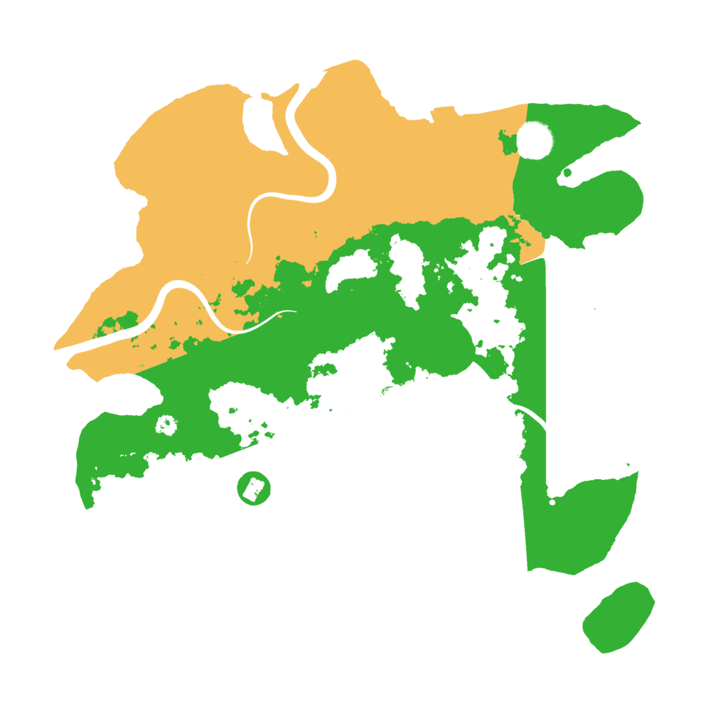 Biome Rust Map: Procedural Map, Size: 3500, Seed: 1842786338
