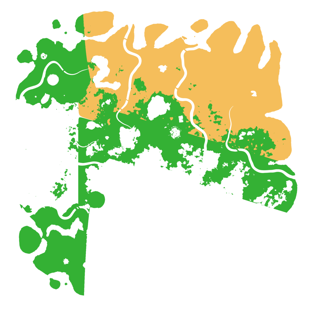 Biome Rust Map: Procedural Map, Size: 5000, Seed: 25846