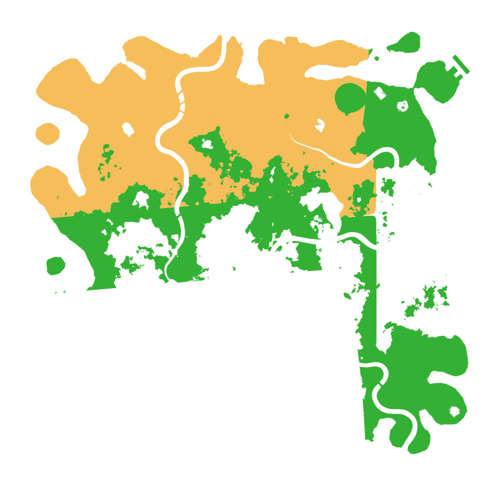 Biome Rust Map: Procedural Map, Size: 4500, Seed: 1666932034