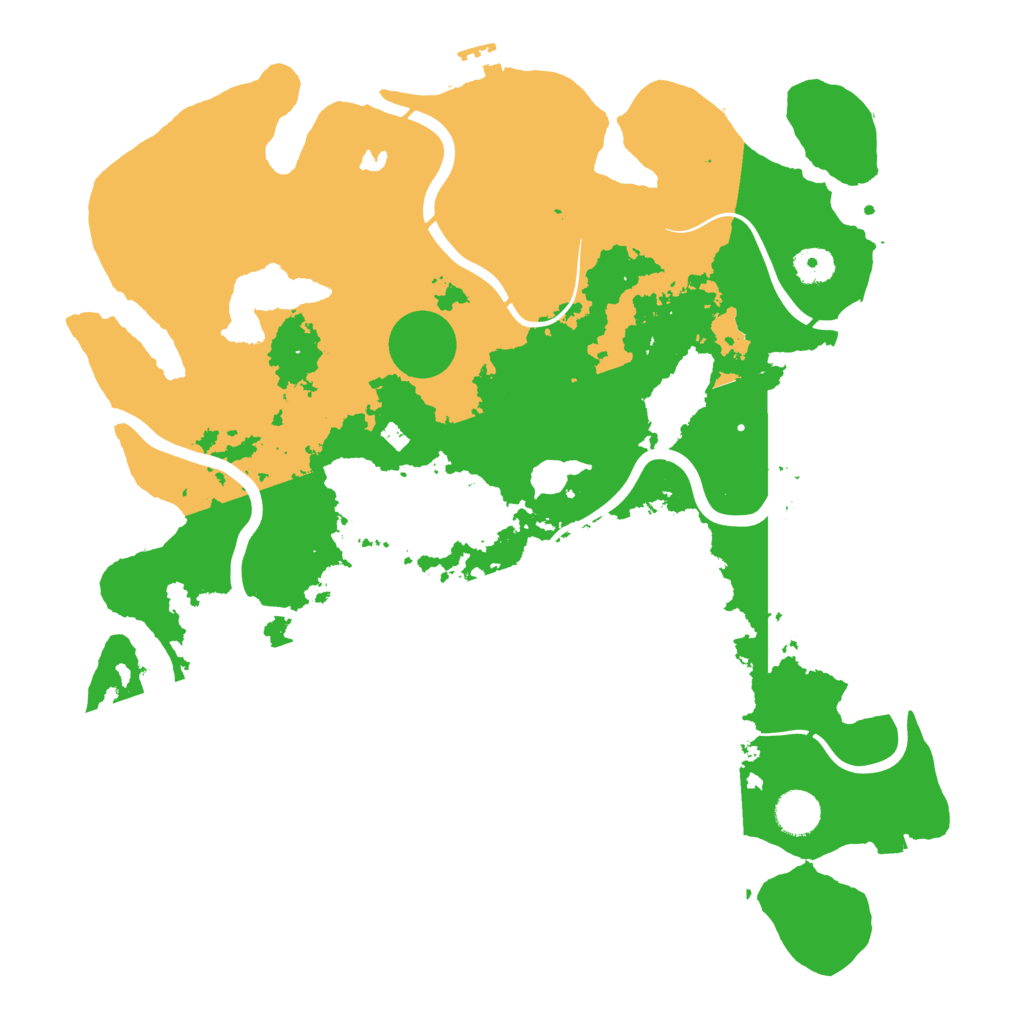 Biome Rust Map: Procedural Map, Size: 4000, Seed: 310295214