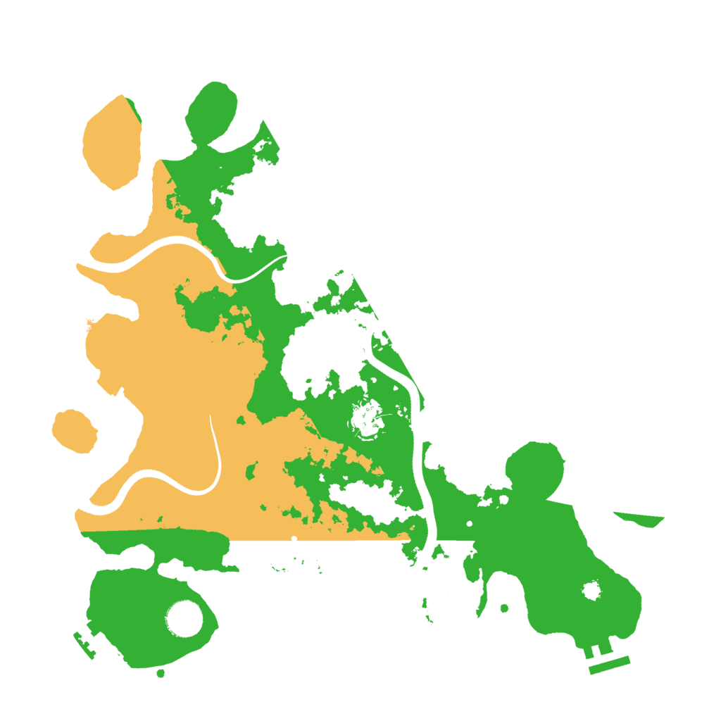Biome Rust Map: Procedural Map, Size: 3500, Seed: 1071398154
