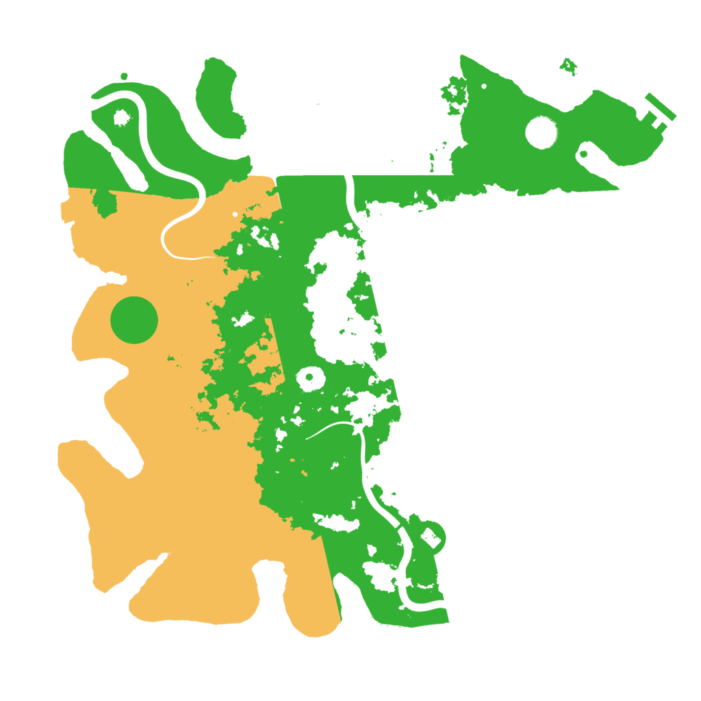 Biome Rust Map: Procedural Map, Size: 3900, Seed: 20260305