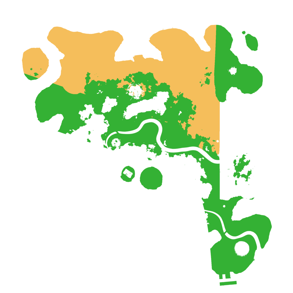 Biome Rust Map: Procedural Map, Size: 3500, Seed: 532175314