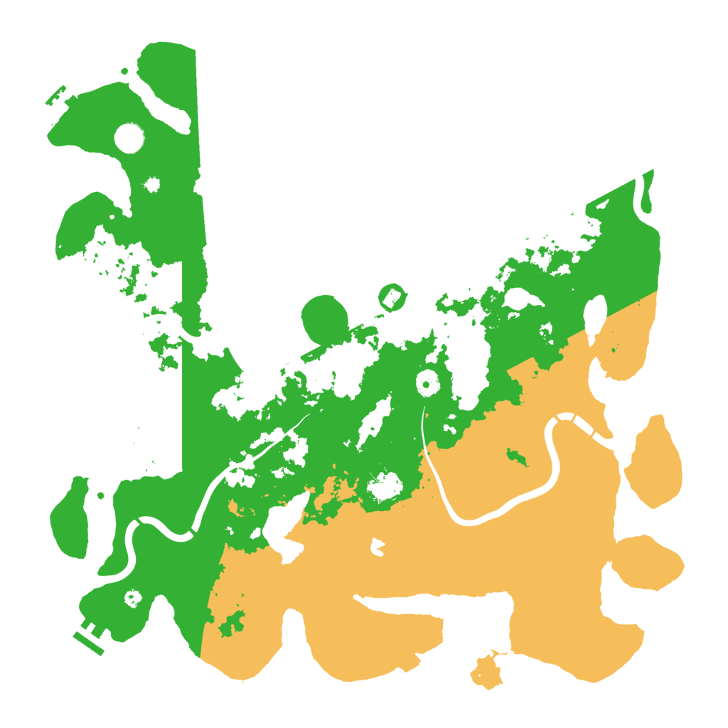Biome Rust Map: Procedural Map, Size: 4300, Seed: 46288