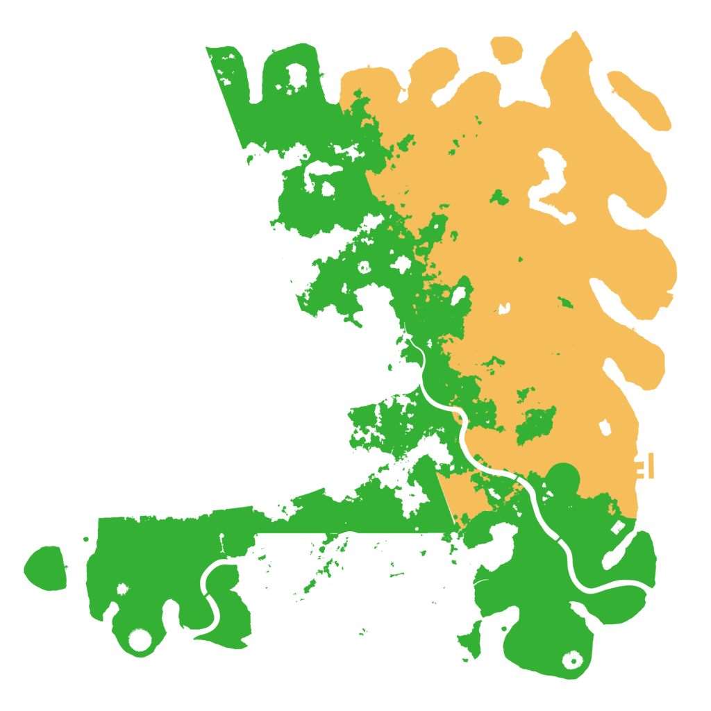 Biome Rust Map: Procedural Map, Size: 5600, Seed: 115736535
