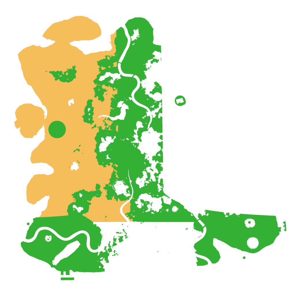 Biome Rust Map: Procedural Map, Size: 4500, Seed: 684504893