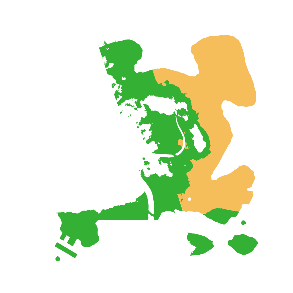 Biome Rust Map: Procedural Map, Size: 2500, Seed: 1794537498
