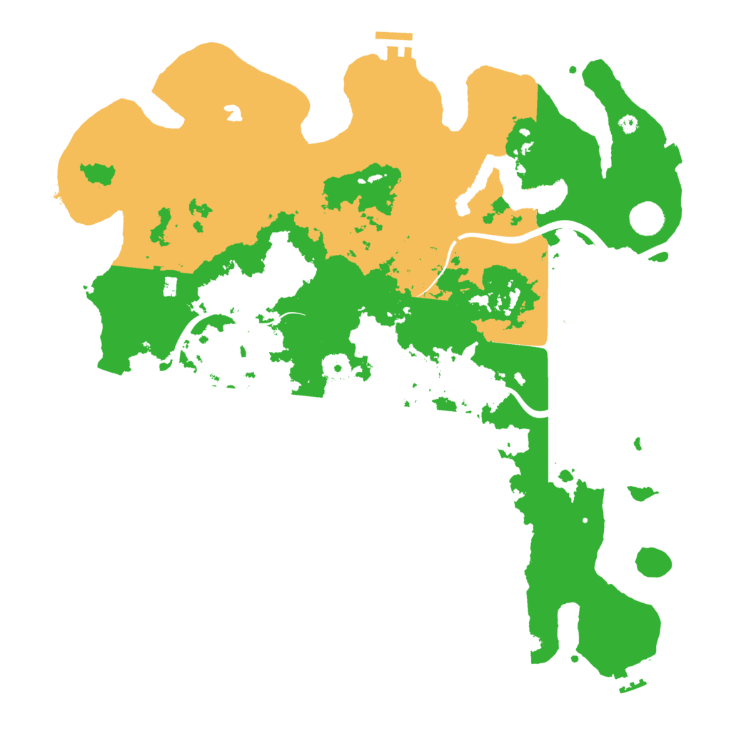 Biome Rust Map: Procedural Map, Size: 4000, Seed: 135776046