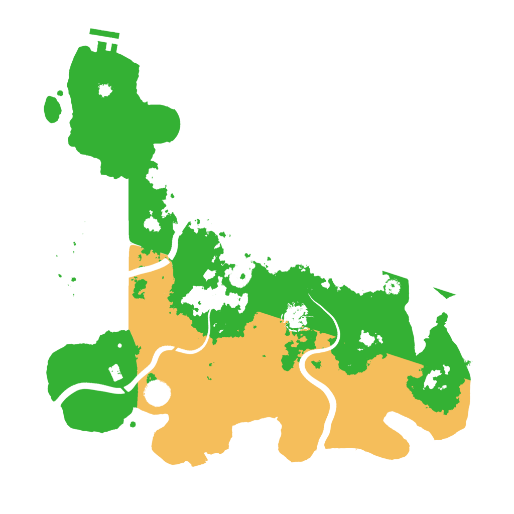 Biome Rust Map: Procedural Map, Size: 3500, Seed: 2093138935