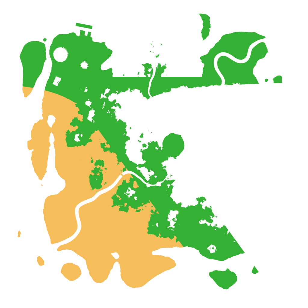 Biome Rust Map: Procedural Map, Size: 3750, Seed: 2089942500