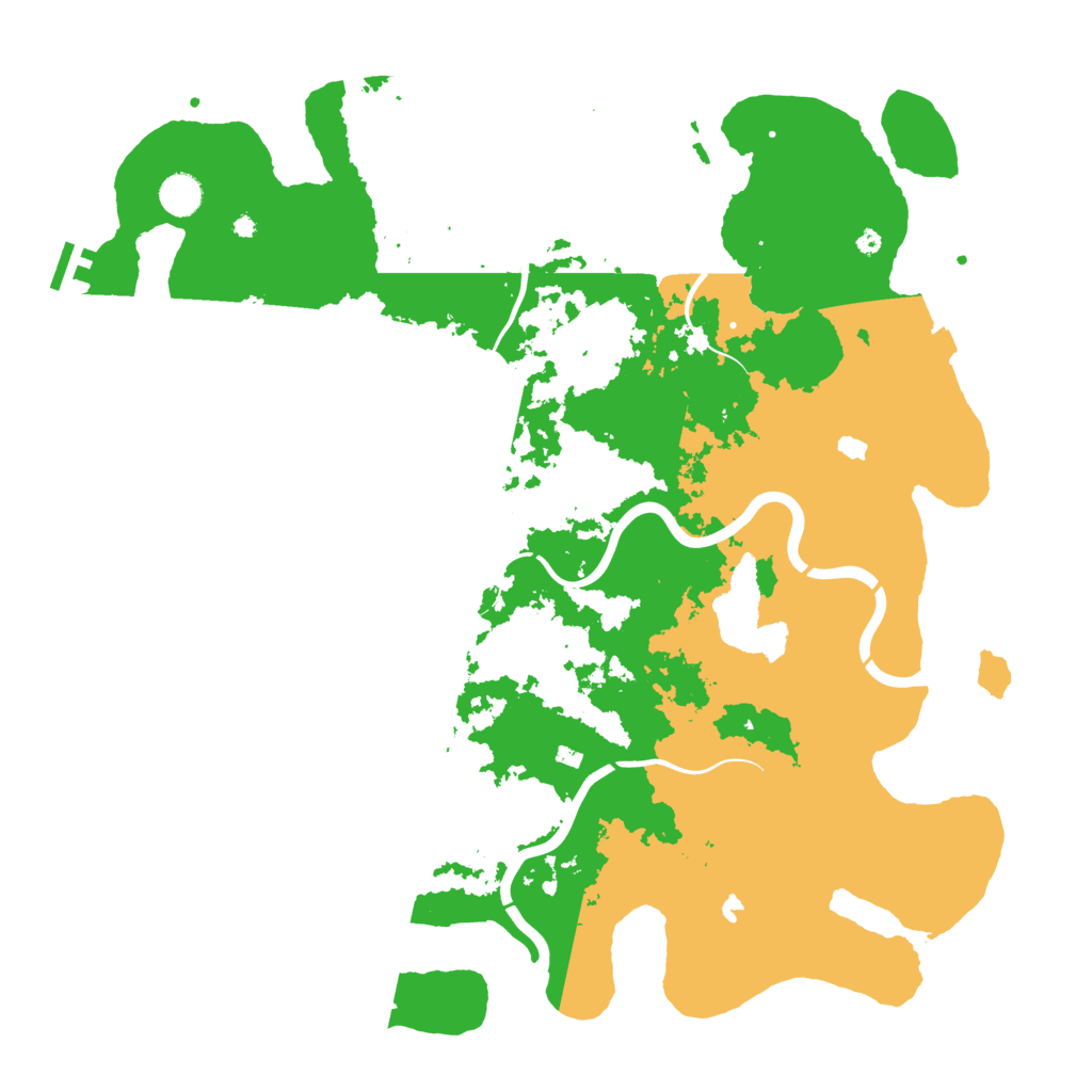 Biome Rust Map: Procedural Map, Size: 4500, Seed: 1100955698