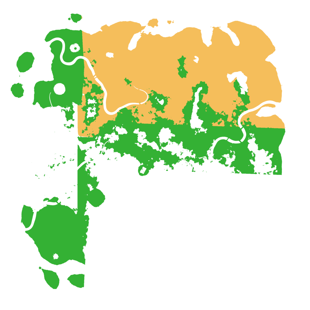 Biome Rust Map: Procedural Map, Size: 5000, Seed: 63390265