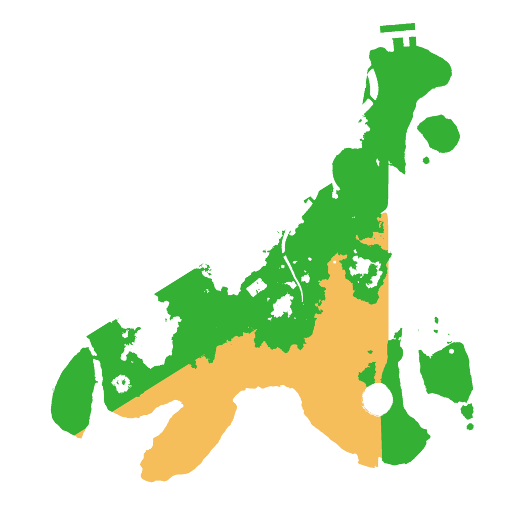 Biome Rust Map: Procedural Map, Size: 3000, Seed: 86456