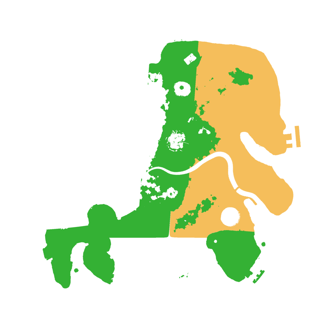 Biome Rust Map: Procedural Map, Size: 3000, Seed: 4235170