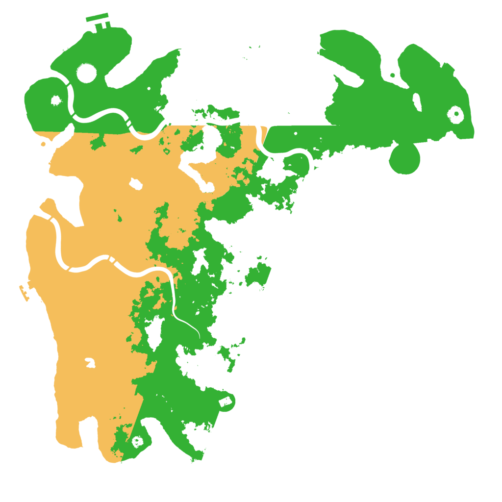 Biome Rust Map: Procedural Map, Size: 4500, Seed: 1924984277